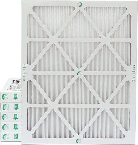Glasfloss 14x20x2 MERV 10 (FPR 5-6) 2" Inch Pleated Air Filters Box of 6. Actual Size: 13-1/2 x 19-1/2 x 1-3/4