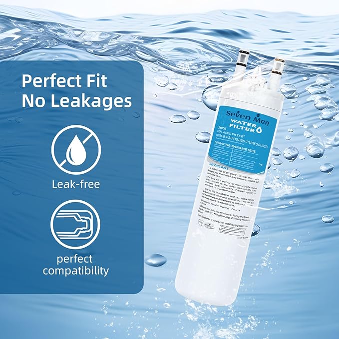 WF3CB Water Filter Replacement, Compatible with Frigidaire WF3CB, Pure Source 3, 706465, 242069601, 242086201, WF425 (3 Pack)
