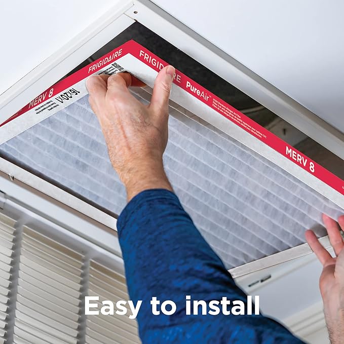 Frigidaire PureAir® 16x20x1 MERV 11 Prem Allergen Electrostatic Pleated Air Conditioner HVAC AC Furnace Filters - 6 Pack (exact dimensions 15.81 X 19.81 X 0.81)