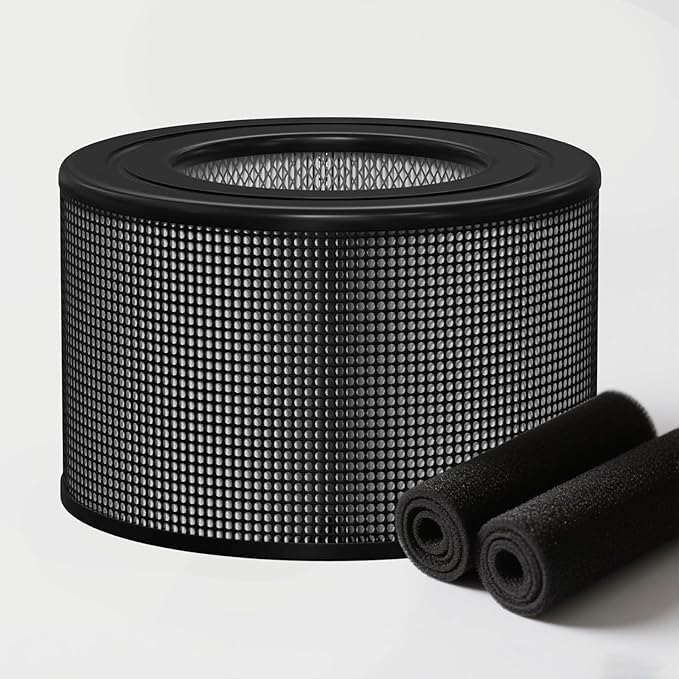 20500 H13 Replacement HEPA & Carbon Pre Filter Kit For Honeywell 10500 17000 17005 Air Purifiers OEM Part, Air Cleaner Purifier(1 HEPA + 2 Carbon Pre-Filter)