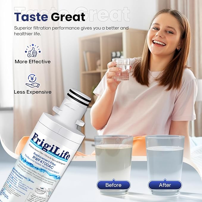 ADQ747935 Replacement for LG LT1000P, Kenmore Elite 9980 LT1000PC LT1000 DJ64844601 ADQ74793501 LMXS28626S RWF4700AC LMXC23796S LMXS30796S LFXS26973D LT1000PC Refrigerator Water Filter,4PACK