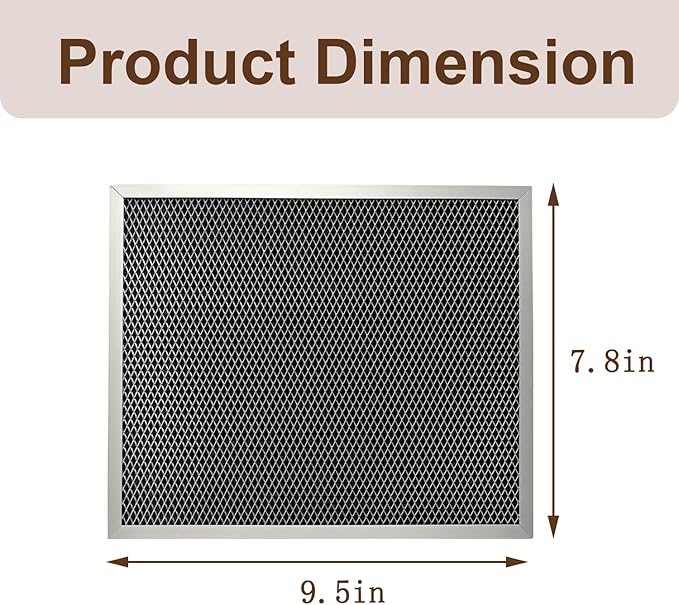 2 Pack HD35P MERV-1 Dehumidifier Filters Compatible with ALORAIR Crawl Space Dehumidifiers Sentinel HD35P & Sentinel HS35, Accessory Part