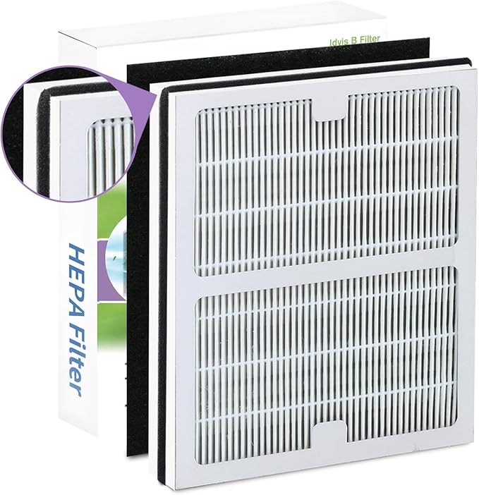 Replacement Idyllis Air Purifier Filter b Compatible with Idylis Air Purifier AC-2125,AC-2126, IAP-10-125, IAPC-40-140, IAP-10-150, IAP-10-05, IAF-H-100B Hepa Filter