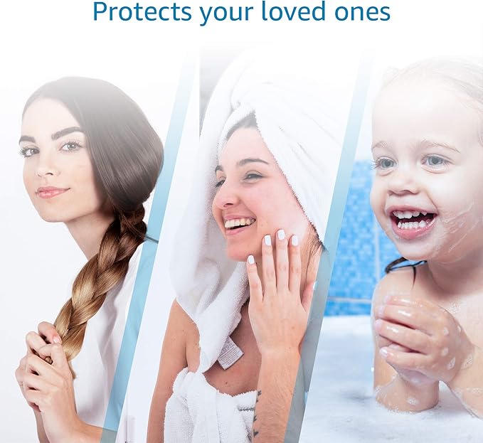 AQUA CREST WHR-140 Shower Filter Replacement Cartridge for Culligan® WHR-140, WSH-C125, ISH-100, HSH-C135, Shower Head Water Filter, with Advanced KDF Filtration Material, Pack of 3