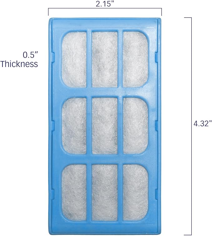 Replacement Water Filter Cartridges for Cat Mate & Dog Mate Fountains, Pack of 10