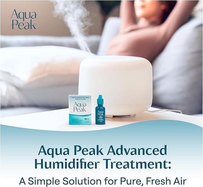[2-Pack] Humidifier Drops for a Clean Tank - 400+ Uses - Food Grade Humidifier Cleaner - Slows Residue Accumulation and Scaling - Made in USA - Humidifier Water Treatment Cleaning Solution
