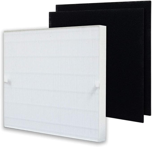 PUREBURG Replacement Filter Set Compatible with Coway AP-1512HH AP-1518 & AIRMEGA 200M Mighty Air Purifiers,H13 HEPA + 2 x Activated Carbon Pre-Filter Air Clean VOCs Odor