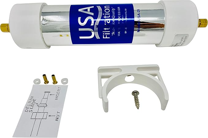 Appliance Water Filter, Ice Maker Filter USA-25 (Replaces NSA Model 25I) Made in America by USA Filtration