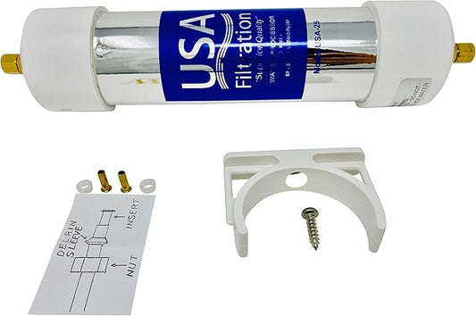 Appliance Water Filter, Ice Maker Filter USA-25 (Replaces NSA Model 25I) Made in America by USA Filtration