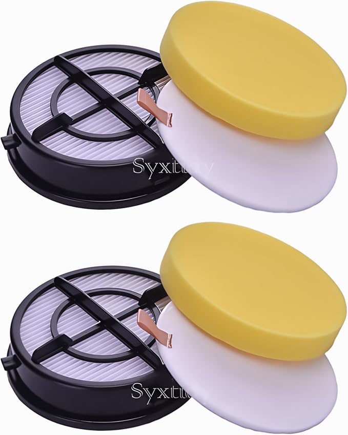 2Pack 16871 16881 Filters for Bissell Pet Hair Eraser Febreze Upright Vacuum Cleaners Replacements Model 1650 Series, 1650A, 1650C, Part 1608861, 1608860