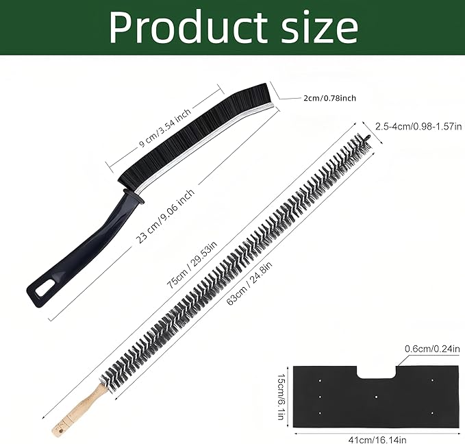 WH01X35719 Lint Filter, 4 PCS GE Washer Dryer Combo with 2 Dryer Vent Brush - Hand Washable and Reusable Lint Filter for Ge Washer Dryer Filter - for Models: PFQ97HSPVDS (style 1)