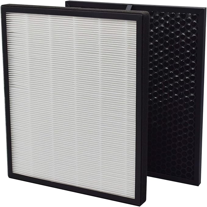 GHM Compatible LEVOIT LV-PUR-131 Air Purifier True HEPA & Activated Carbon Filters Set Compatible with LEVOIT LV-PUR-131 Air Purifier