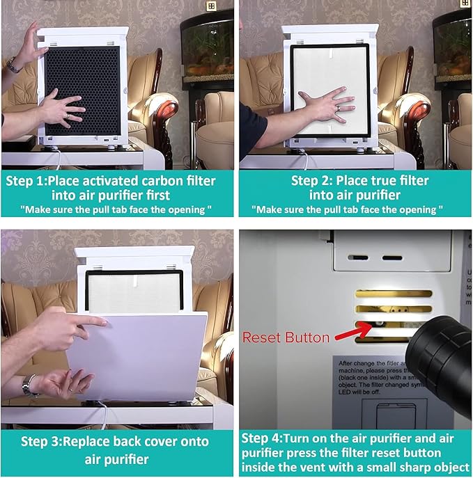 2 Pack Air Purifier Replacement Filters for LEVOIT LV-PUR131 & LV-PUR131S, LV-PUR131-RF - Activated Carbon Pre-Filters – Compatible with LEVOIT LV-PUR131 Series Air Purifiers