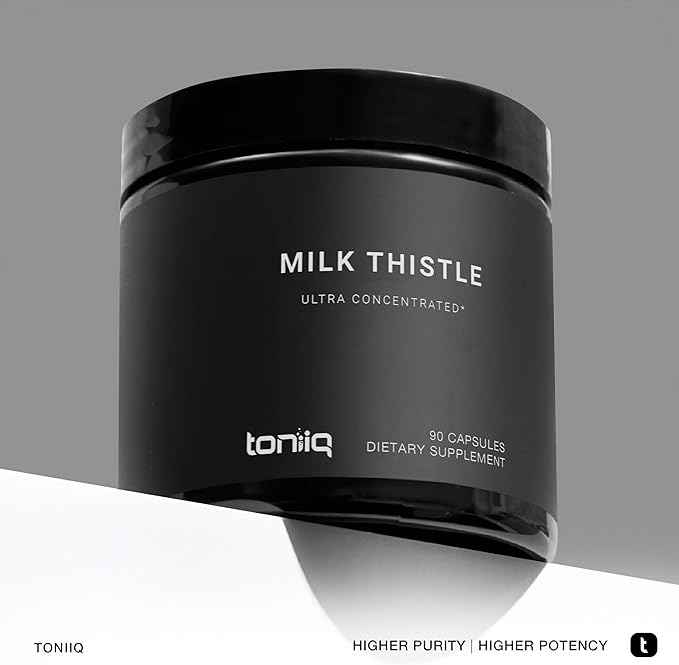 Milk Thistle - Ultra High Potency 50:1 Extract with 80% Silymarin - Highly Concentrated - Third-Party Lab Tested - 90 Capsules