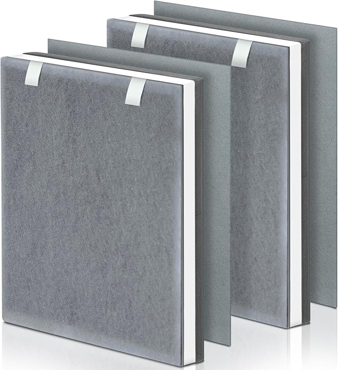 2 Pack Vital 100 Replacement Filter for LEVOIT Vital100 Air Purifiers, 2 Vital 100-RF HEPA & 4 Pre-Filter for 3-in-1 Stage Filtration