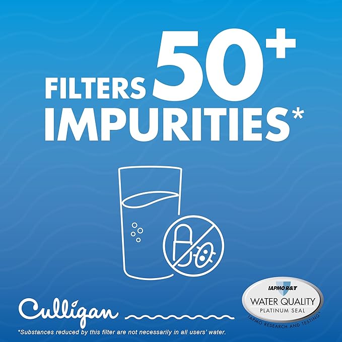 Culligan CUW5 Refrigerator Water Filter | Replacement for Whirlpool Water Filter 5 (EDR5RXD1) | Replace Every 6 Months | Pack of 1