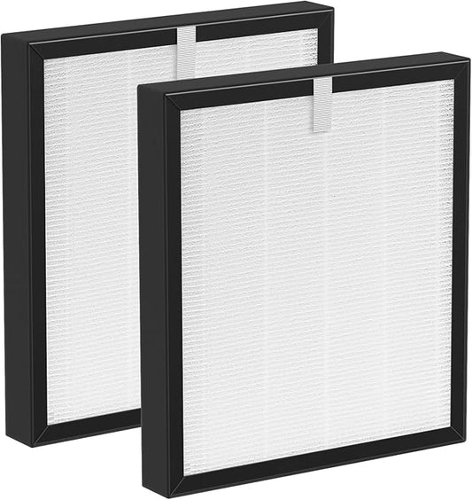 LINNIW TZ-K2 Replacement Filter Compatible with ToLife Air Purifier TZ-K2, 3-in-1 Filtration Systemwith Activated Carbon & Pre-filter, TZ-K2-A replacement filter, 2 Pack