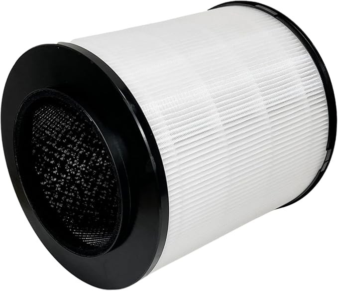 Nispira 12030 Replacement Filter for Clorox Air Purifier 11030 11031 Medium Room 3-in-1 True HEPA Activated Carbon Removes Smoke, VOCs, Odor. 2 Packs