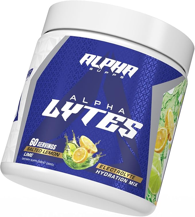 Lytes - Daily Electrolyte Hydration Drink Mix Powder - Sugar-Free, Zero Calorie Instant Formula with Trace Minerals and Antioxidants (60 Servings, Salted Lemon Lime)