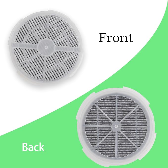 GL2103 Filter Replacement Compatible with RIGOGLIOSO, JINPUS, LTLKY, Frida Baby, Meleden,SY900S and More Air Purifiers, 4 Inch 3-in-1 Activated Carbon and True Filters (6-Pack)