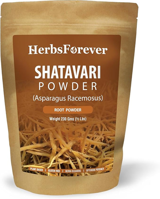 Shatavari Powder Asparagus Racemosus Lactation Support Herb Non GMO, Vegan 230 GMS