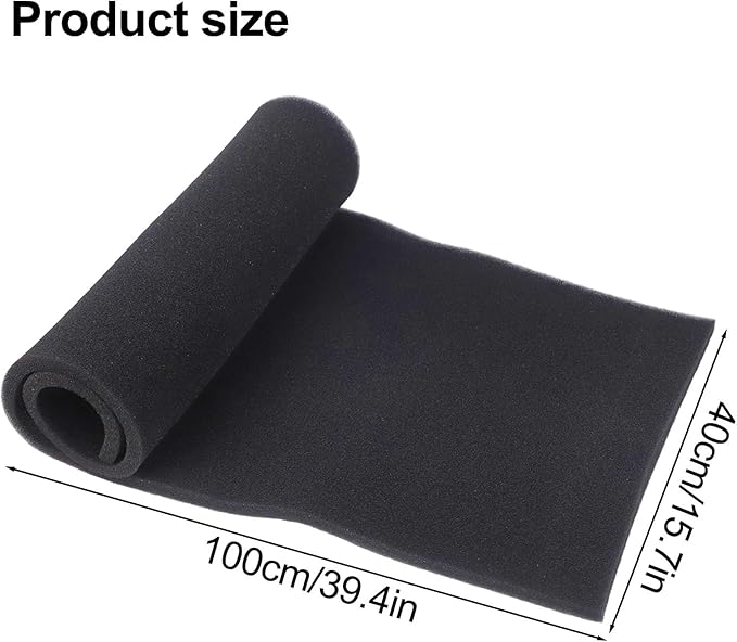 Air Conditioner Filter Replacement, 39.37 x 15.75 inch Window Air Conditioner Filters, Cut-to-fit Window AC Filters, Compatible with AC Window Unit Air Purifier