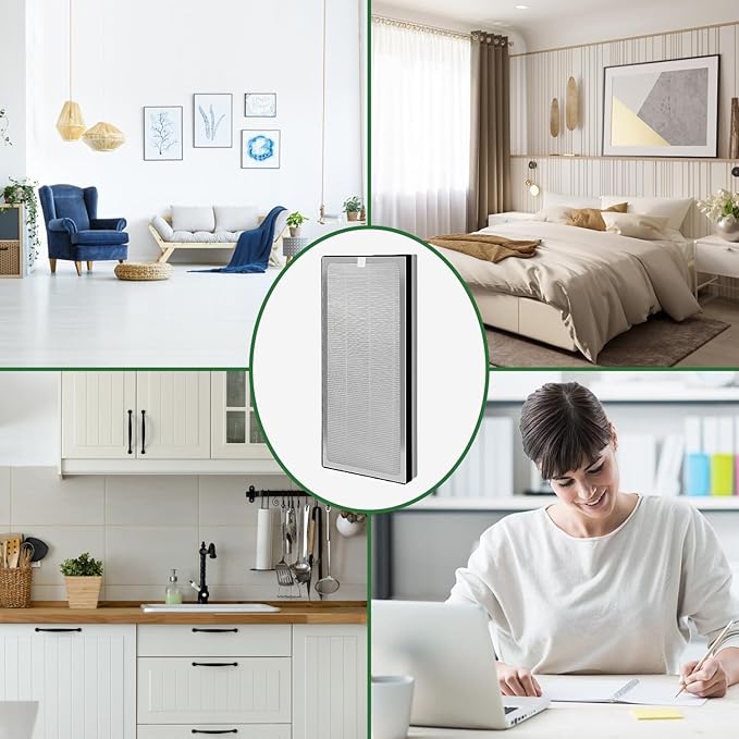 2 Pack 40 Replacement Filter for MA Air Puri-Fier Models 40, 3-in-1 Contains Pre-Filter and Activated Carbon Fil-ter。