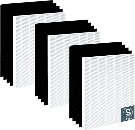 Nispira C545 HEPA Filter Replacement Ture HPEA For Winx C545 Air Purifier, P150, B151, 9300, Part Filter S 1712-0096-00 & 2522-0058-00, 113050 3 Sets