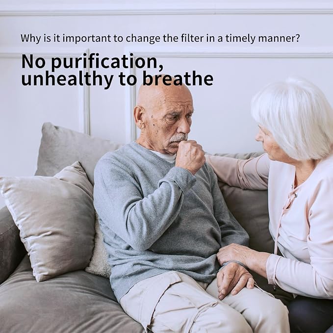 2-IN-1 Air Purifier Filter Replacement Compatible with Dyson PH01,PH03,PH04,HP07,HP09,TP07,TP09 Purifying Humidifying Fan, Pure Hot Cool 360° HEPA Carbon Filter,Replace Part #970341-01