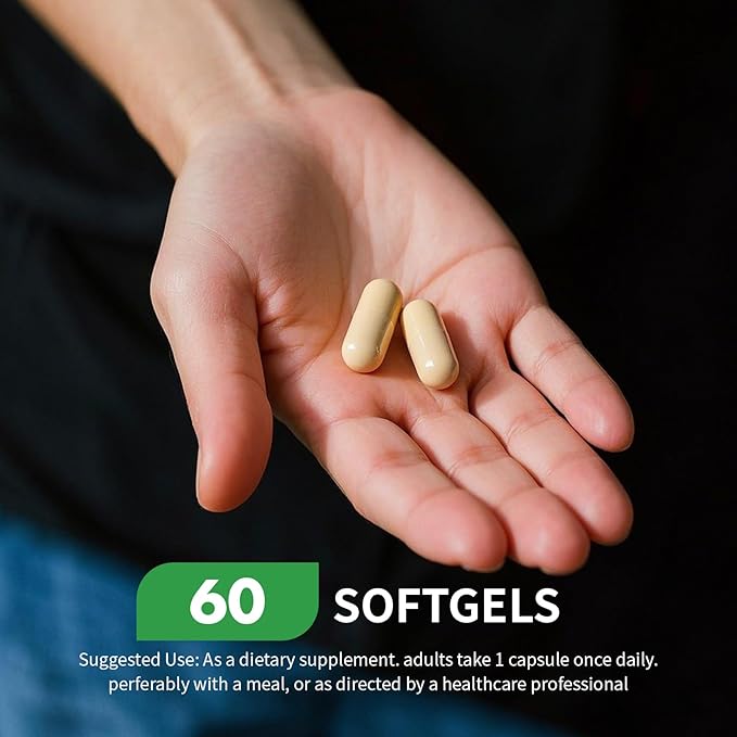 Milk Thistle,500 Mg Milk Thistle Supplement Per Capsule,Liver Health Support,Vegan and Non-GMO, 60 Capsules(1 Bottle)