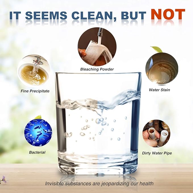 Membrane Solutions 5 Micron Sediment Water Filter Replacement Polypropylene Cartridge 20" x 2.5" for Whole House Filter System - 6 Pack