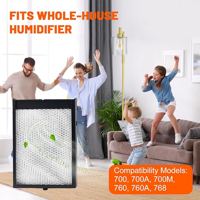 H735EZ1A Humidifier Filter Replacement, Water Panel Humidifier Replacement with Nozzle, Humidifier Filter Kit Compatible with Humidifier Models 700, 700A, 700M