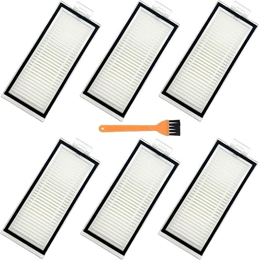 6 Pack Q7 Filters Replacement Compatible with Roborock Q7 Max+,Q7,Q7+,Q7 Max,Q5 Pro+,Q5 Pro,Q5 Max+, Q5 DuoRoller+, Q8 Max,Q8 Max+ Robot Vacuum and Mop