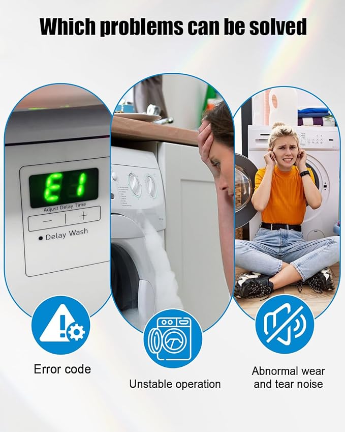 Washer Noise Filter Assembly Replace 6201EC2002U Fit for LG Drum Washing Machine, Stable Operation & Direct Replacement