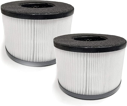 Nispira 3-in-1 True HEPA Filter Replacement Compatible with Himox Air Purifier AP01 H01. 2 Packs