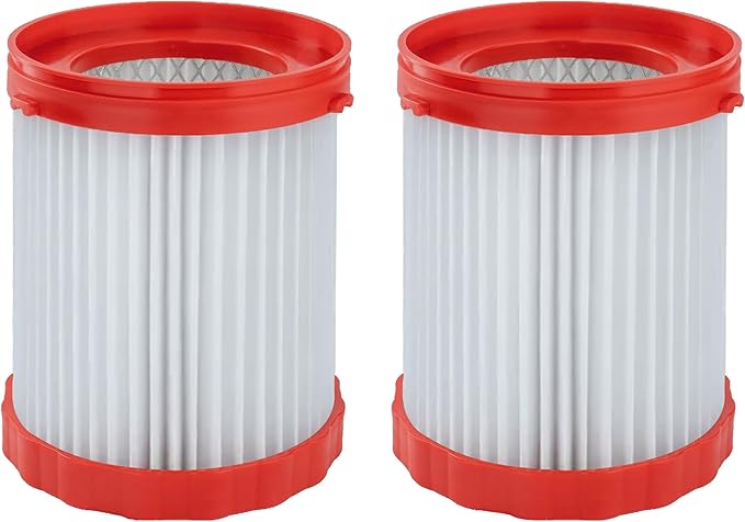 Fette Filter - VF320H HEPA Filter compatible with Bosch 18V 2.6-Gallon Wet/Dry Vacuum Cleaner GAS18V-3/GAS18V-10L includes 2 hepa replacement filters.