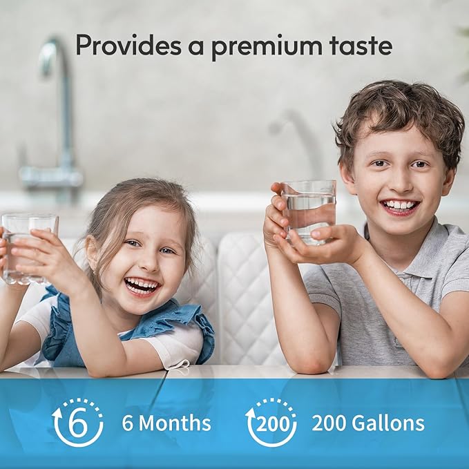 Lifefilter Replacement for MWF Refrigerator Water Filters, MWFP, HDX FMG-1, MWFA, GWF, GSE25GSHECSS, WFC1201, RWF1060, 197D6321P006, 9991, PC75009, 2 Pack