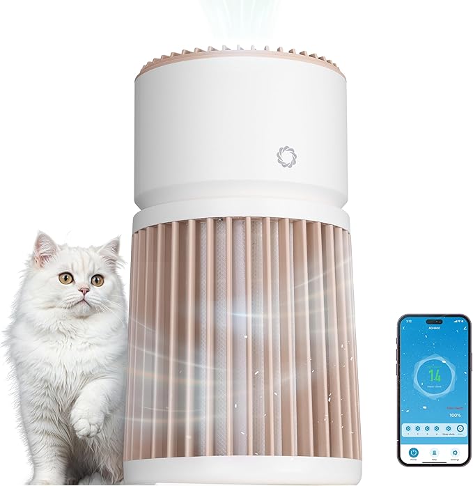 Airthereal H13 HEPA Air Purifier for Home Large Room up to 3500sq.ft, Air Cleaner for for Pet with Washable Filter, Suitable for Cat Hair, Pet Dander, Odor, Dust, Smoke, Air Quality Sensor, AGH400