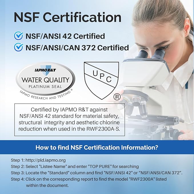 ICEPURE WF1CB Refrigerator water filter Replacement For Frigidaire PureSource WF1CB,WFCB, RG100, NGRG2000, WF284, Kenmore 9910, 469906, 469910,6 PACK