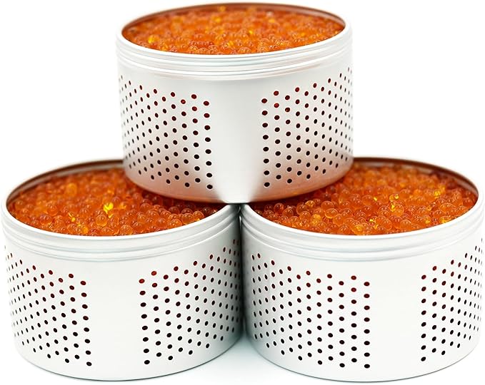 Gun Safe Dehumidifier, Moisture Absorbers, TOAAOT 200g Silica Gel Canister for Gun Case, Tool Box (3 Units)