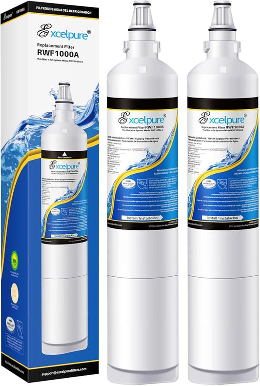 5231JA2006A Replacement for LG LT600P,5231JA2006B, Kenmore 46-9990, 5231JA2006F,R-9990, 5231JA2006E, LFX25975ST, LFX25960ST, EFF-6003A, LFX23961ST, SGF-LB60, Refrigerator Water Filter, 2PACK