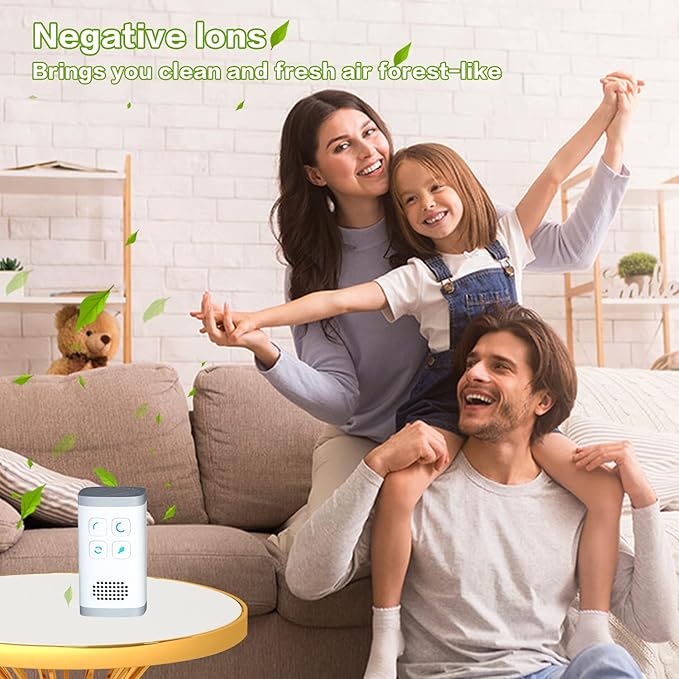 Ozone Air Purifier, Quickly Purifying Air and Eliminate Odor, Smoke in Pet Room, Bathroom, Kitchen, Shoe Cabinet, etc