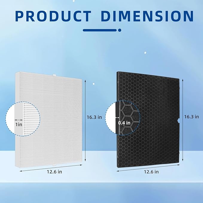 116130 Filter H Replacement for Winix 5500-2, 5510 Air Purifier, 1 pack H13 TRUE HEPA and Activated Carbon Filter by APPLIANCEMATES