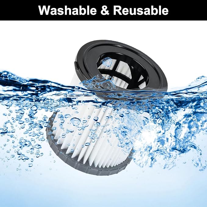 3 Pack DCV5801H HEPA Filter Replacement for DEWALT DCV580, DCV581H, DCV5801H Wet/Dry Vacuum Cleaner