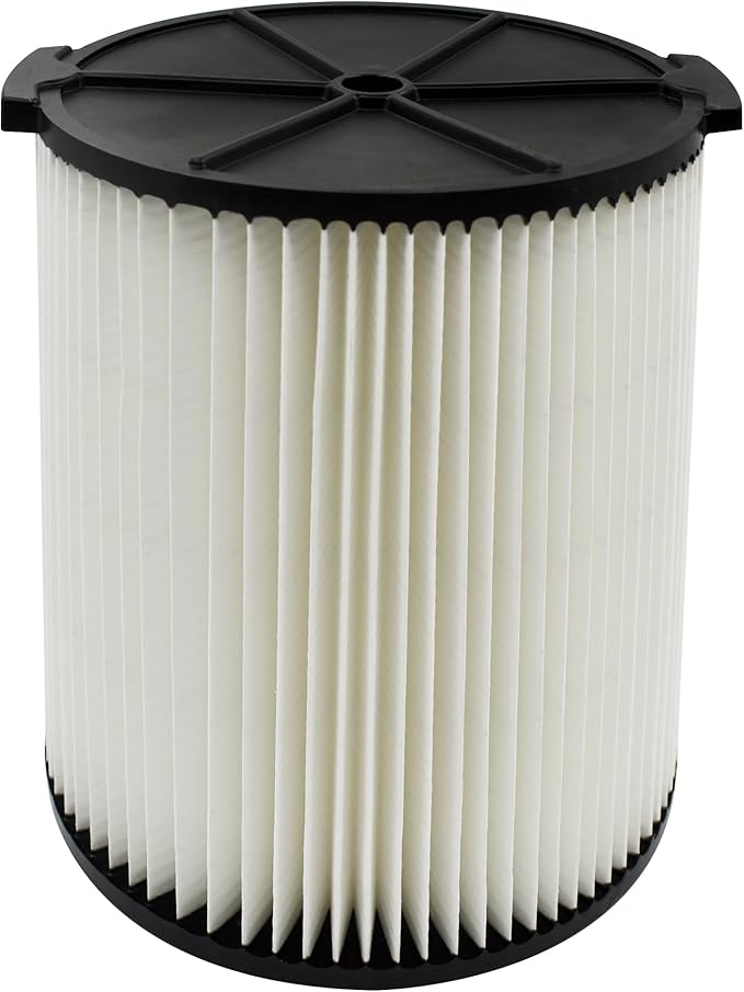 2 Pack VF4000 Replacement Cartridge Filter Compatible with Ridgid 72947 Wet Dry Vacs 5 to 20-Gal, 6-9 GAL HUSKY Vacuum WD5500 WD0671 RV2400A RV2600B, Craftsman 17816 Vacuum, REPLACEMENT VF4000