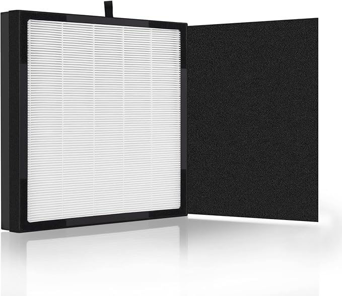 Air Purifier Filter for Zigma Aerio-300: Hepa Air Purifier Filter Replacement 1 High-Efficiency True HEPA Filter - 1 Carbon Pre-Filters Carbon filter Room Home