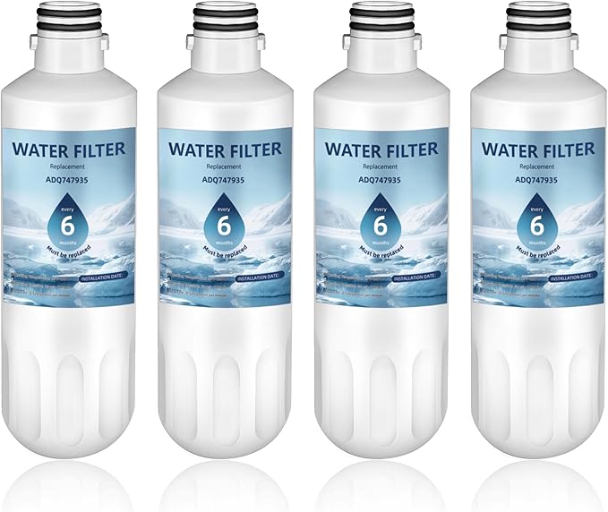 LT1000P ADQ747935 Water Filter LT1000P Replacement for LG LT1000P®/PC/PCS ThinQ® Water Filter,AGF80300704,LMXS28626S,LFXS26973S,LRFLC2706S,LRFS28XBS,LFXC22526S