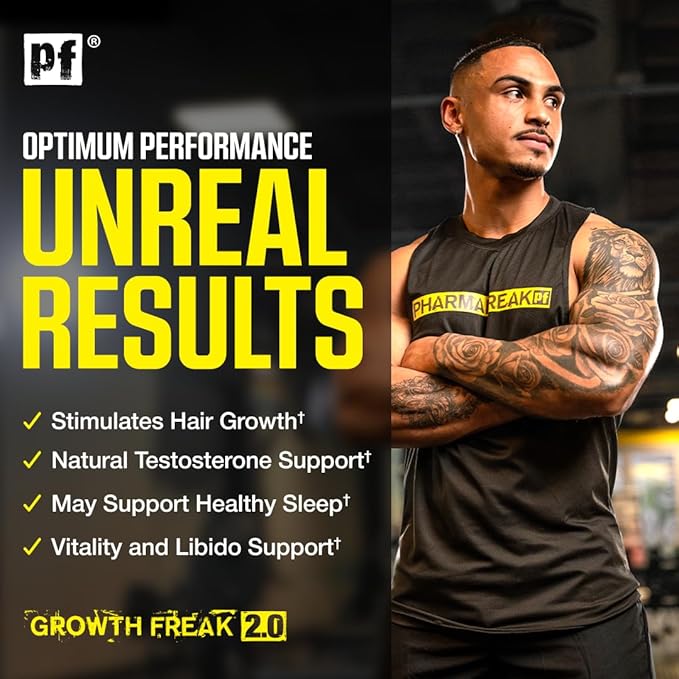GROWTH FREAK 2.0 - natural supplement for men by PharmaFreak
