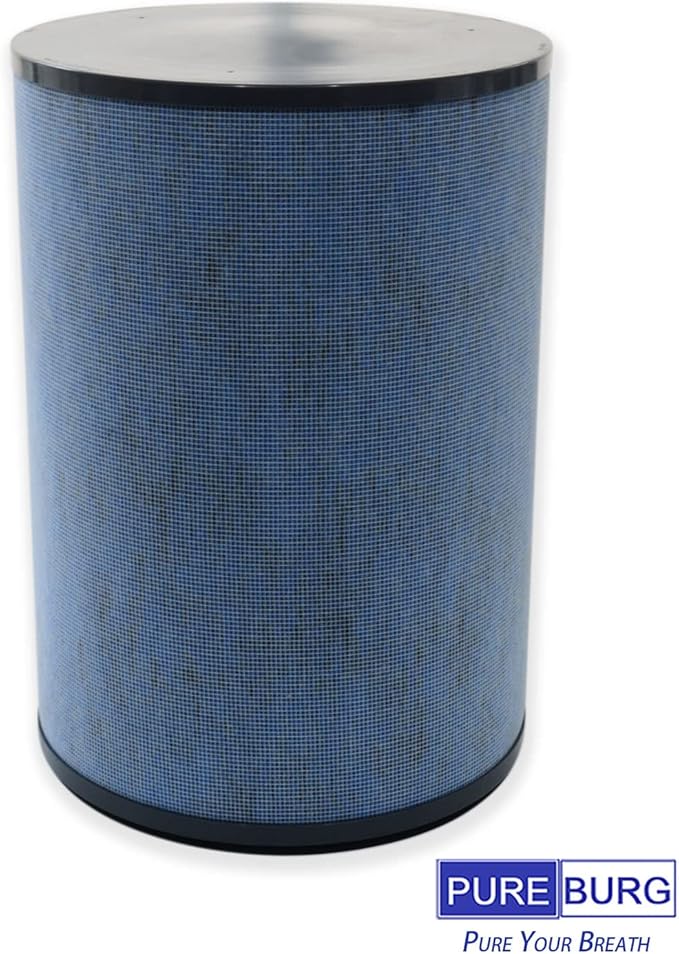 PUREBURG FLT9400 Replacement Filter Compatible with GermGuardian AC9400W AC9600W Air Purifier Filter K,H13 True HEPA & Activated Carbon 4-Stage Filtration