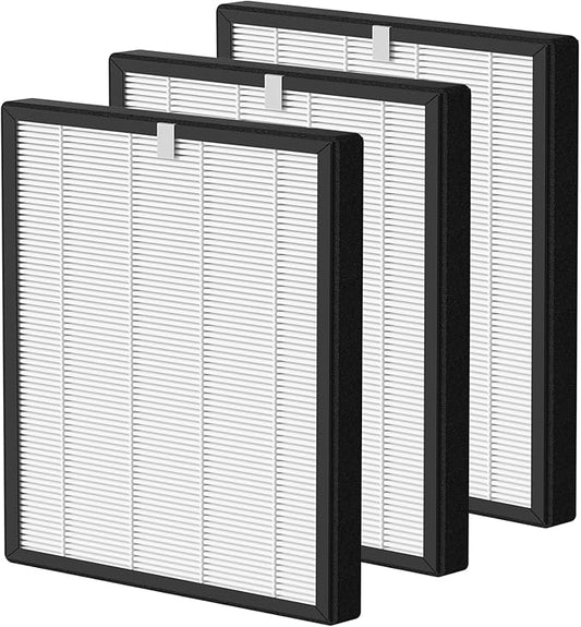 ProHEPA 9000 True HEPA Filters Replacement Compatible with VEVA ProHEPA 9000 Air Cleaner Purifier, Including 3 Pack True HEPA Filters Only